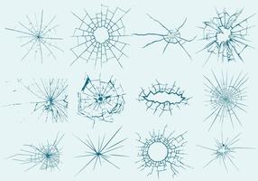 How To Draw Cracked Glass